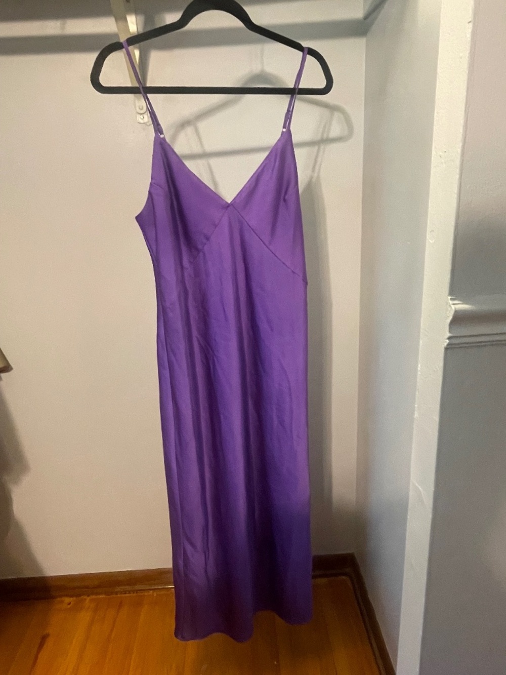 Purple Silk dress